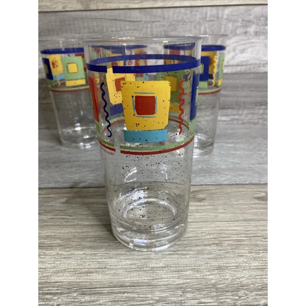 Set of 4 Pfaltzgraff‎ SEDONA PLASTIC Tumblers 16 oz  6 1/4